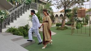 ชุดไทยเจ้าสาว ชุดไทยจักรพรรดิ์ เช่าที่แบมบี้ เวดดิ้ง ห้วยขวาง